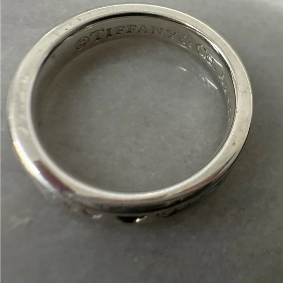 Tiffany & Co 1837 Ring in Silver with Sapphires, Narrow